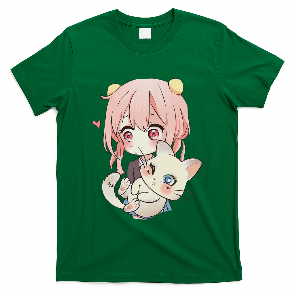 Anime And Cats Lover For N Manga Kawaii Otaku T-Shirt