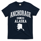 Anchorage Alaska Est. 1920 Varsity T-Shirt