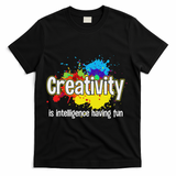Artist Art For Women Creative Drawing Teacher Creativity T-Shirt - Black