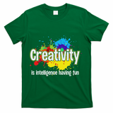 Artist Art For Women Creative Drawing Teacher Creativity T-Shirt - Green