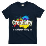 Artist Art For Women Creative Drawing Teacher Creativity T-Shirt - Navy