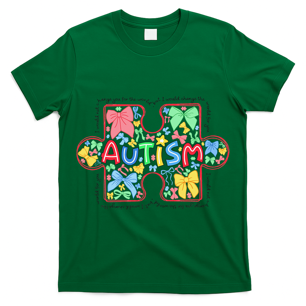 Autism Awareness Puzzle Heart Awareness Day - Women Girl T-Shirt