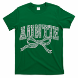 Auntie Blessed Aunt Auntie Life Lace Coquette Mothers Day T-Shirt