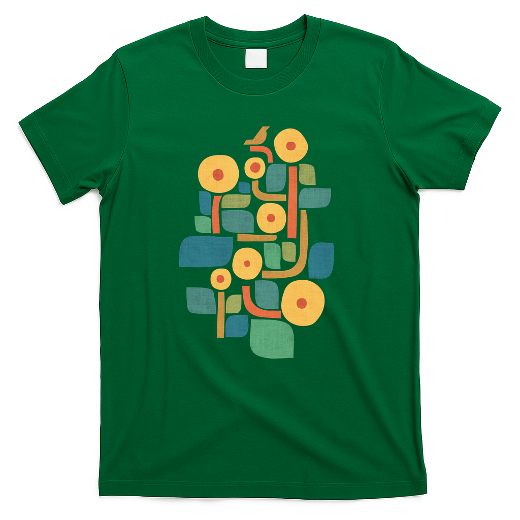 A bird in the garden - Green