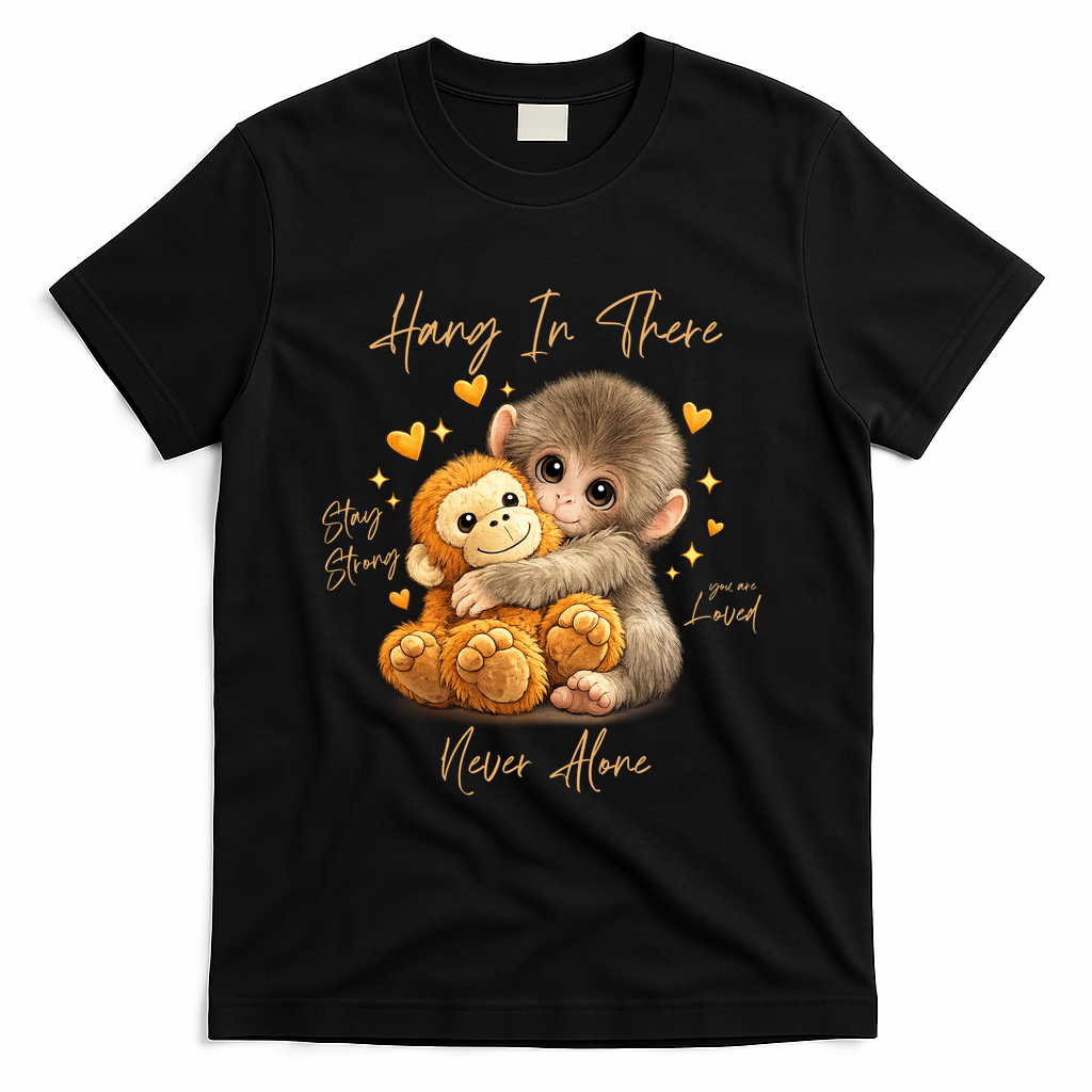 Adorable Baby Monkey Punch T-Shirt