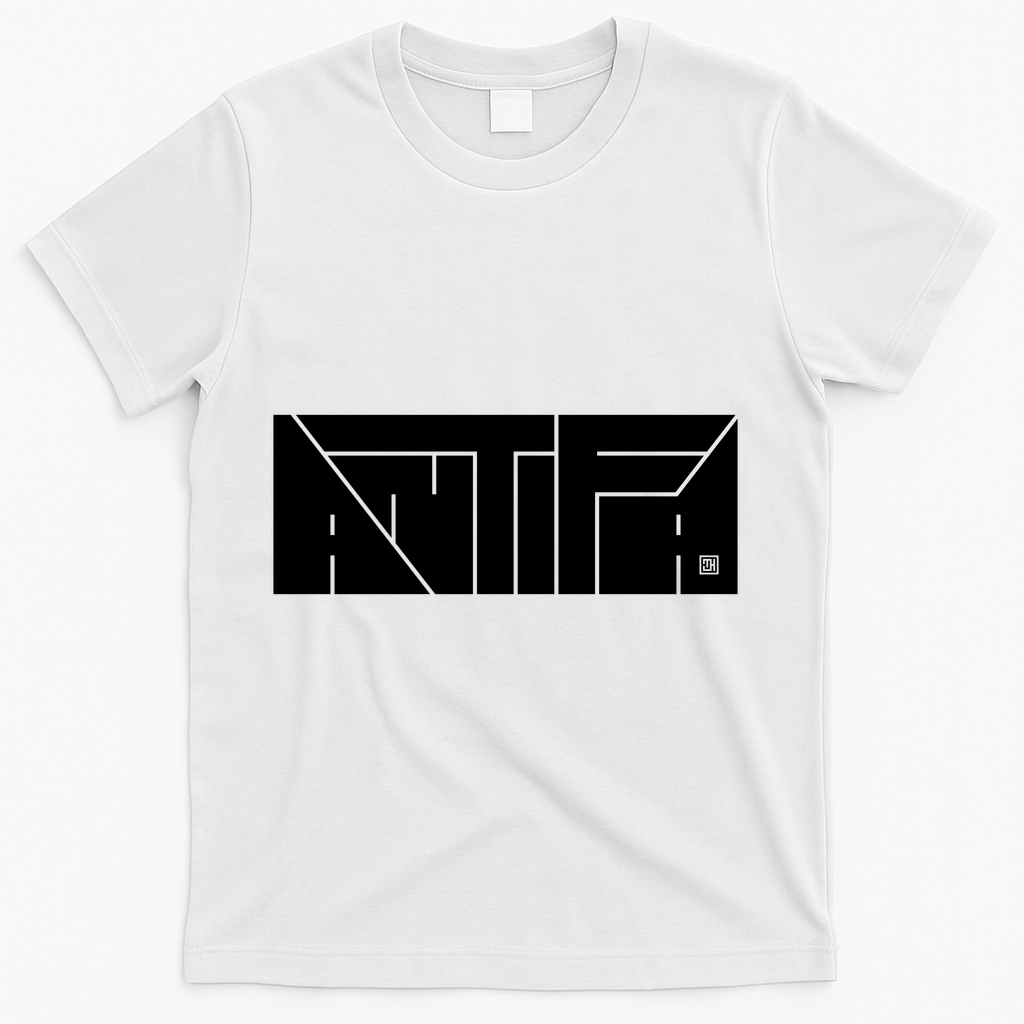 ANTIFA (black) - White