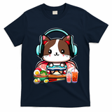 Anime Boba Tea Bubble Tea Gaming Gamer Ramen Cat T-Shirt