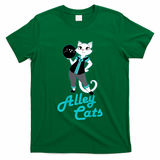 Alley Cats Bowling Team Ladies Backside Print T-Shirt