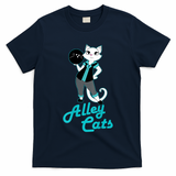 Alley Cats Bowling Team Ladies Backside Print T-Shirt