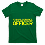 Animal Control Officer Halloween Costume T-Shirt - Irish Green