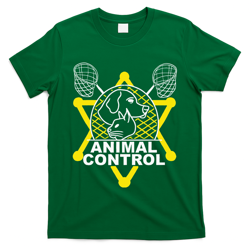 Animal Control Officer Catcher Cats Dogs T-Shirt