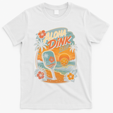 Aloha Dink Club Pickleball Funny T-Shirt - White