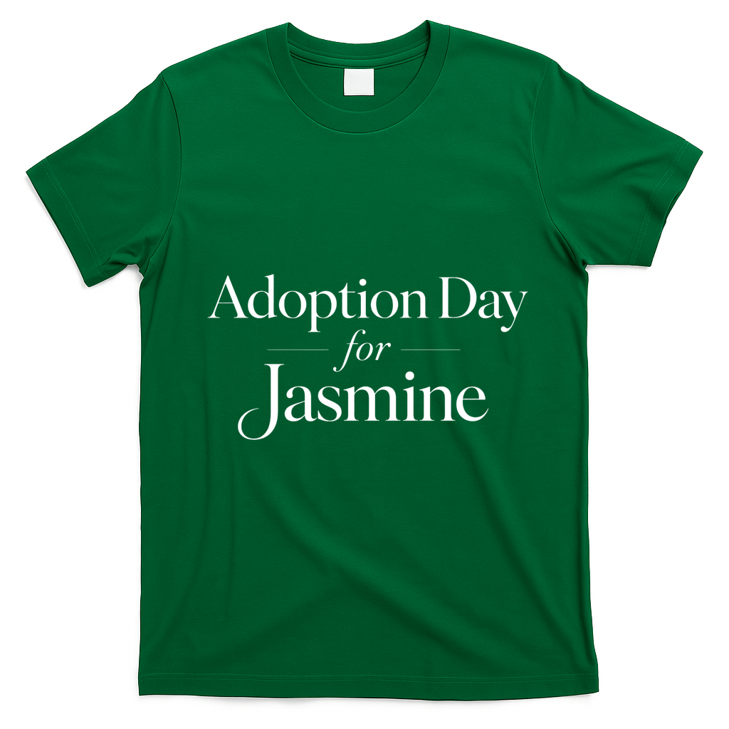 Adoption Day For Jasmine T-Shirt - Irish Green
