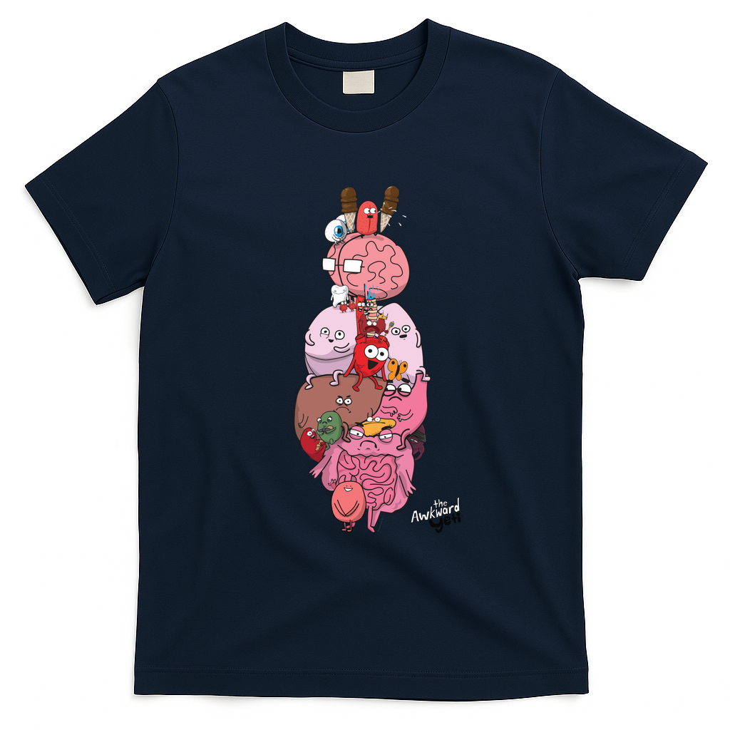 Anatomy Diagram - Navy