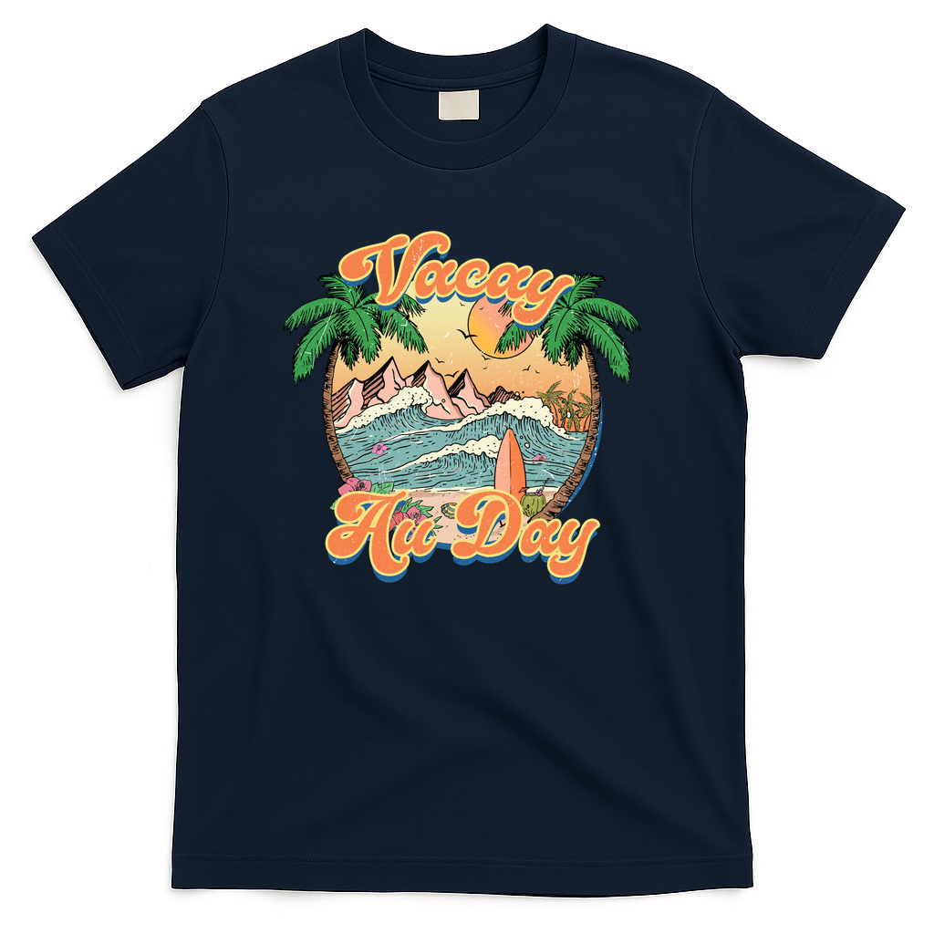 All Day Summer Vacation T-Shirt - Navy