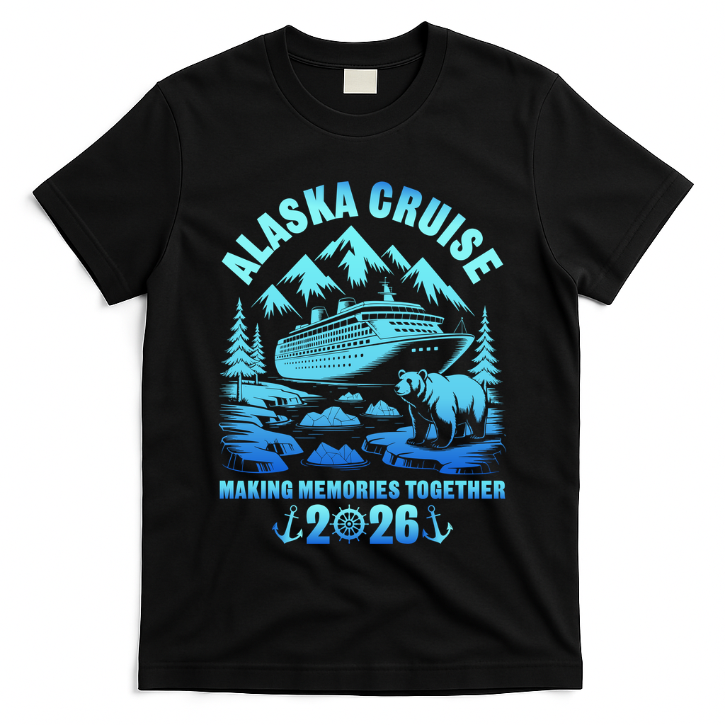 Alaska Family Cruise 2026 Vacation T-Shirt