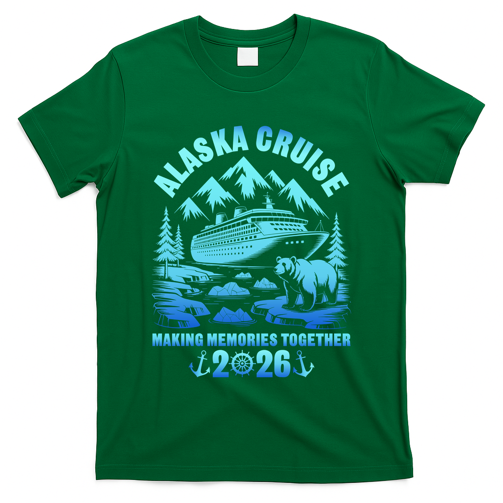 Alaska Family Cruise 2026 Vacation T-Shirt