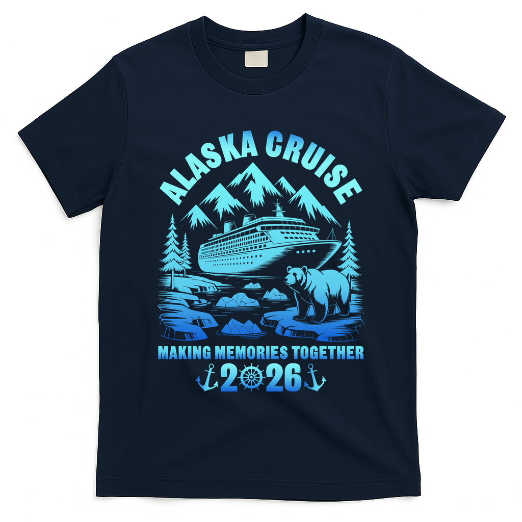 Alaska Family Cruise 2026 Vacation T-Shirt