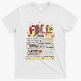Autumn Fall Graphic T-Shirt - White