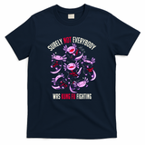 Axolotl Funny Kung Fu Fighting by Tobe Fonseca - Navy