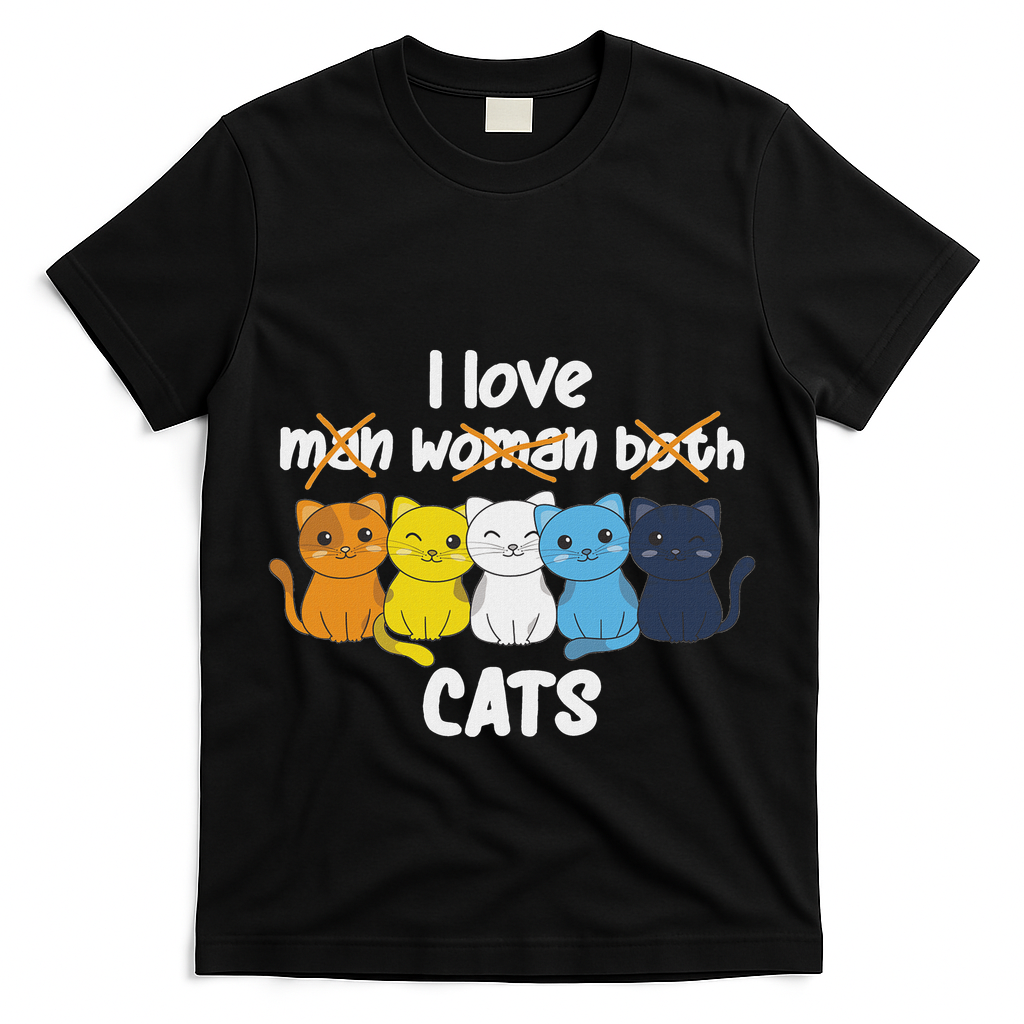 Aroace Flag Pride Lgbtq Cats Cute Aroace Cat T-Shirt