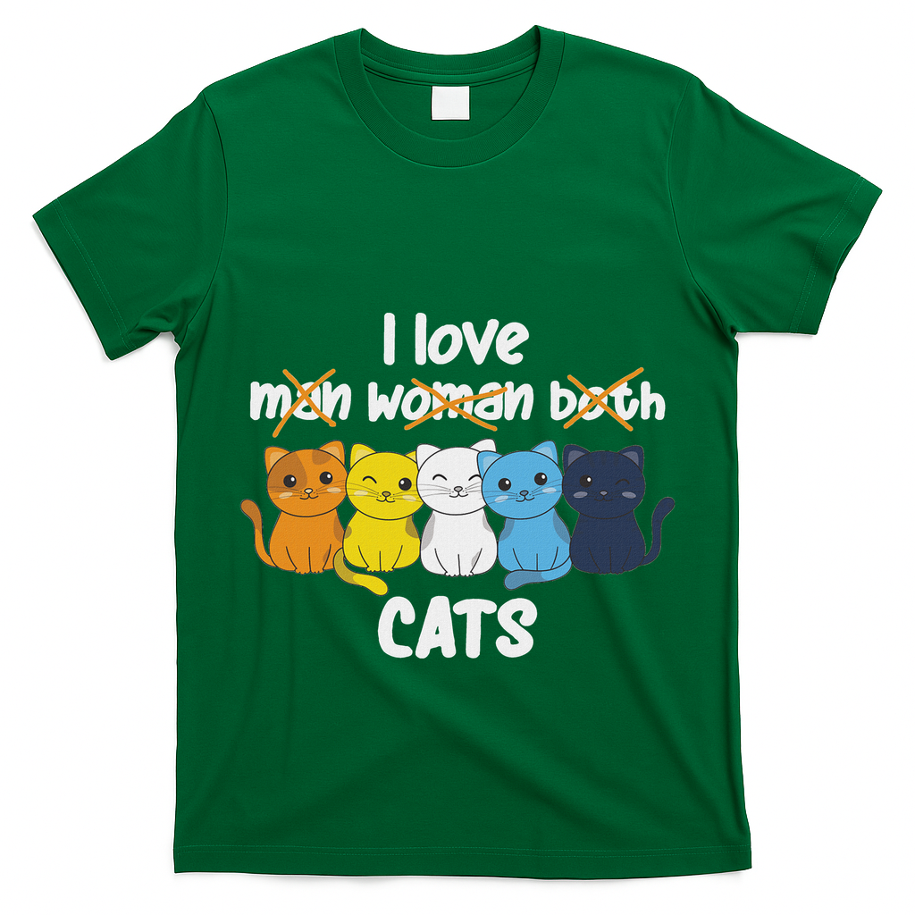 Aroace Flag Pride Lgbtq Cats Cute Aroace Cat T-Shirt