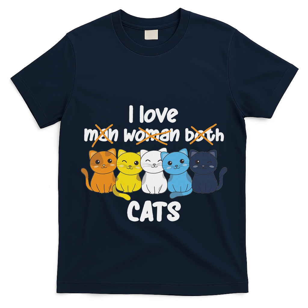 Aroace Flag Pride Lgbtq Cats Cute Aroace Cat T-Shirt