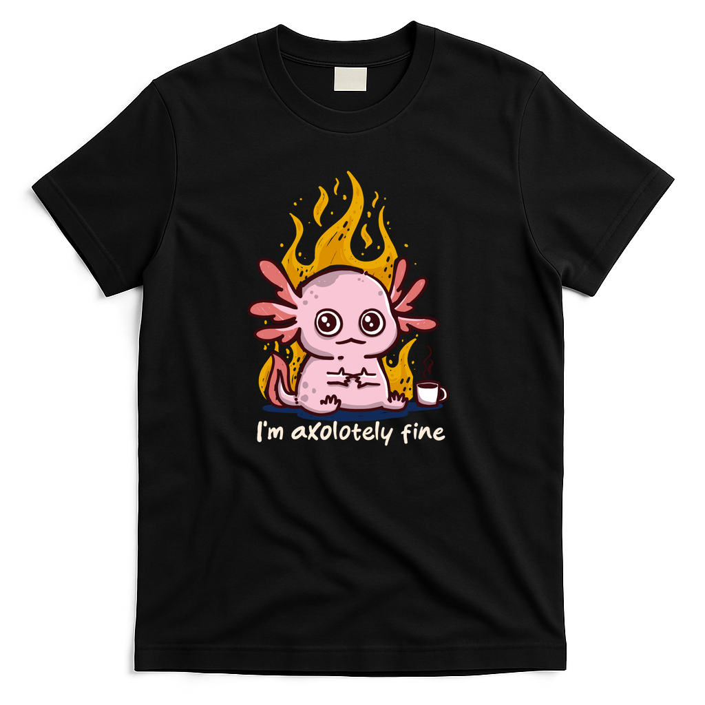 Axolotely fine - Black