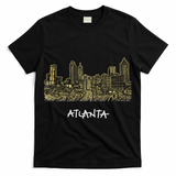 Atlanta Georgia Atl Peach State Skyline Panorama T-Shirt