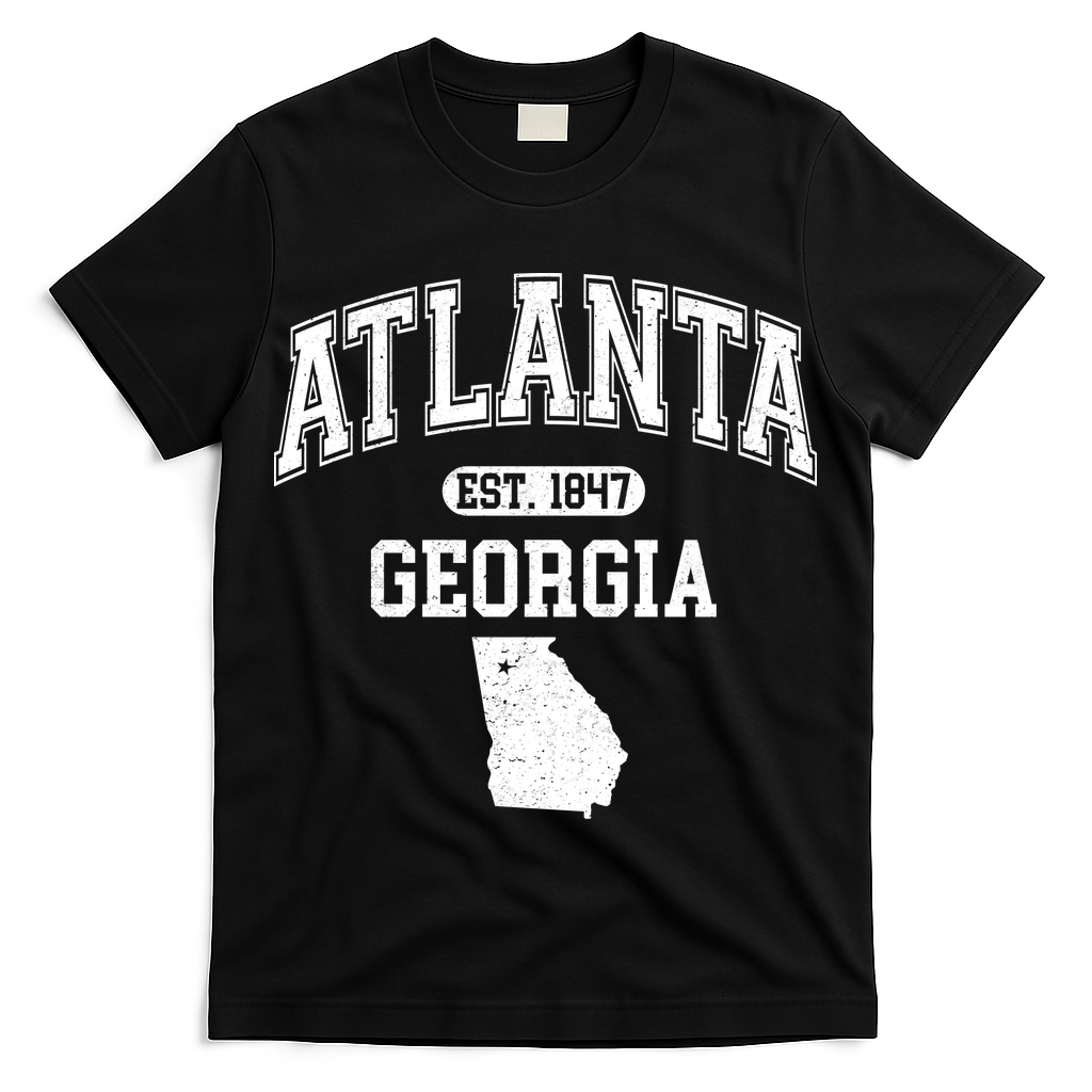 Atlanta Georgia Est. 1847 Varsity T-Shirt
