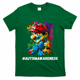 Autism Gamer Navigating Autism , Autism Mom Dad Gaming T-Shirt