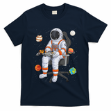 Astronaut Gamer Outer Space Gaming System Planets T-Shirt