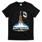 Artemis II 2026 Moon Mission T-Shirt - Black