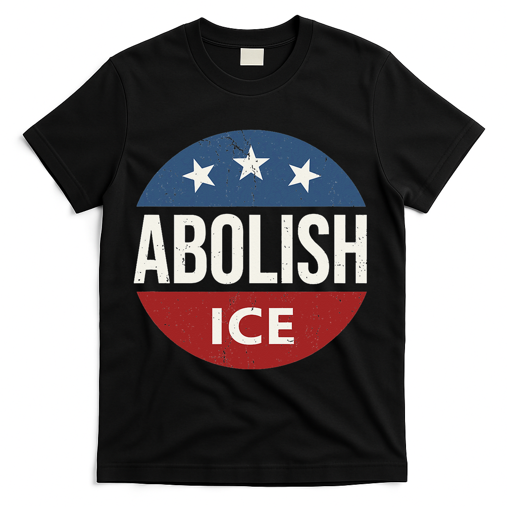 Abolish Ice Anti Trump T-Shirt - Black