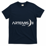Artemis II Launch To The Moon Space Mission 2026 T-Shirt - Navy
