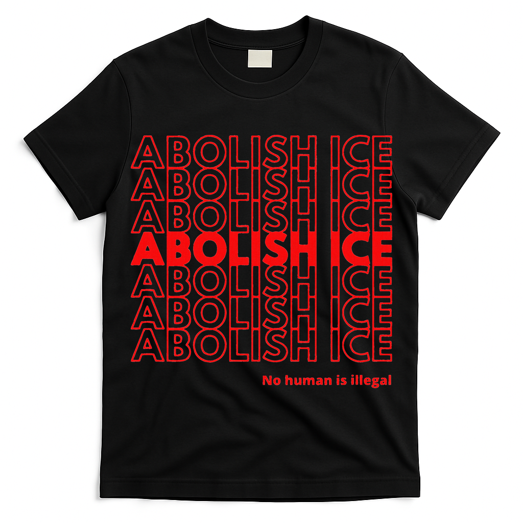 Abolish Ice No Human Is Illegal T-Shirt