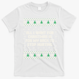 All I Want Is My Back To Stop Hurting Funny Christmas Sweatshirt T-Shirt - White