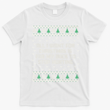 All I Want Is My Back To Stop Hurting Funny Christmas Premium T-Shirt - White