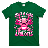 Axolotl Just A Girl Who Loves Axolotls  T-Shirt