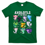 Axolotl Kawaii Axolotls Of The World Axolotl Animals T-Shirt