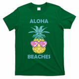 Aloha Beaches Cool Summer Shades T-Shirt - Green