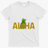 Aloha Summer Pineapple T-Shirt - White