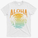 Aloha Summer Beach T-Shirt - White