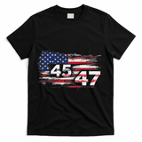 American Made Trump 45 47 T-Shirt - Black