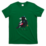 Australian Magpie with flowers and chocolate box - Green