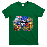 AUSTRAMIA North America Soccer Tournament 2026 T-Shirt - Green