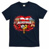 AUSTRIA North America Soccer Tournament 2026 T-Shirt - Navy