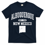 Albuquerque New Mexico Est. 1706 Varsity T-Shirt