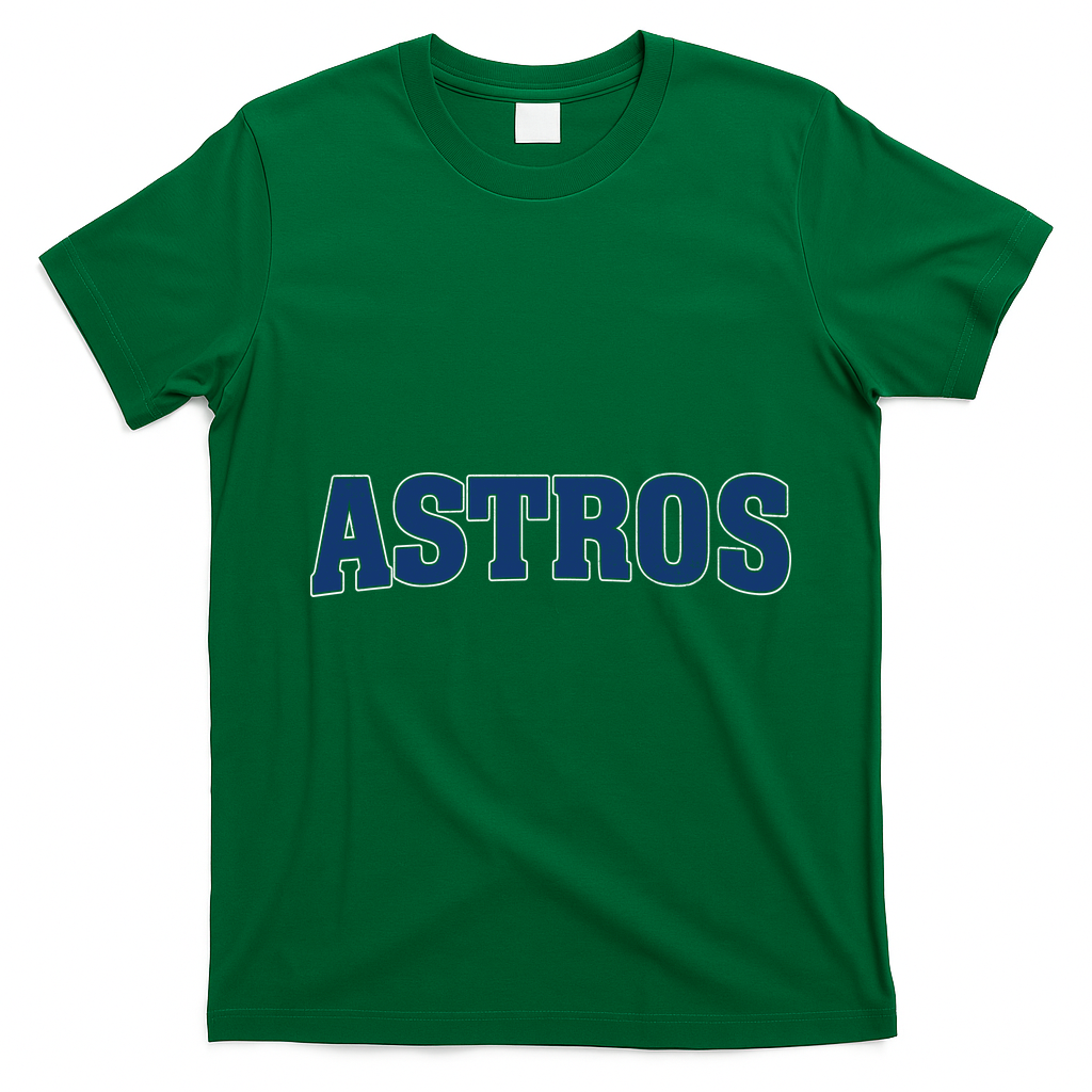 Astros Name Sports Fan Favorite Game Day Enthusiasts T-Shirt - Irish Green