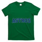 Astros Name Sports Fan Favorite Game Day Enthusiasts T-Shirt - Irish Green
